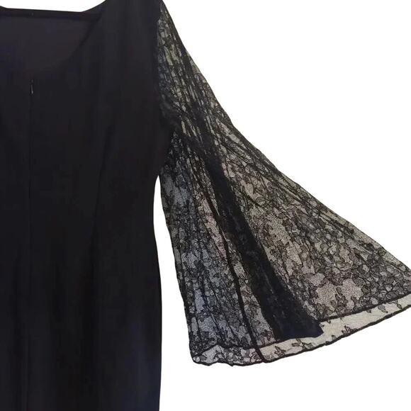 Tahari ASL Lace Sleeve Sheath Dress - Picture 5 of 6